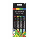 Rayher. Flomastri Acrylic Paint Marker Bright, set 4