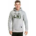 Meatfly Podium Hoodie Grey Heather L Pulover na prostem