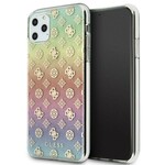 Guess GUHCN65PEOML Večbarvno trdo ohišje za iPhone 11 Pro Max Iridescent 4G Peony