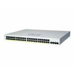 Cisco stikalo CBS220-48P-4G, 48xGbE RJ45, 4xSFP, PoE , 382W