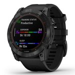 Garmin Fenix 7X Sapphire pametna ura, sivi/titan