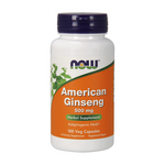 Ameriški Ginseng NOW, 500 mg (100 kapsul)