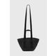Torbica AllSaints CELAYNE MINI črna barva, W082XA - črna. Srednje velika torbica iz kolekcije AllSaints. Model na zapenjanje, izdelan iz pletenega materiala.