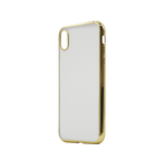 Chameleon Apple iPhone XR - Gumiran ovitek (TPUE) - rob zlat