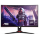 AOC C24G2AE monitor, MVA/VA, 23.6"/24", 16:9, 1920x1080, 165Hz, pivot, HDMI, DVI, 2x DisplayPort/Display port, VGA (D-Sub), USB