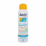 Astrid Sun Coconut Love Dry Mist Spray SPF30 vodoodporen in neviden suhi sprej za zaščito pred soncem 150 ml