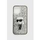 Etui za telefon Karl Lagerfeld iPhone 15 6.1 prozorna barva - transparentna. Etui za IPhone iz kolekcije Karl Lagerfeld. Model izdelan iz vzorčastega materiala.