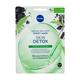 Nivea Skin Detox Serum Infused Sheet Mask maska za obraz za vse tipe kože 1 kos za ženske