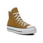 Converse Modne superge Chuck Taylor All Star Lift Platform A07210C Rjava