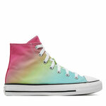 Modne superge Converse Chuck Taylor All Star Bright Ombre A07337C Triple Cyan/Chaos Fuchsia