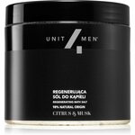 Unit4Men Bath Salt Citrus &amp; Musk sol za kopel z regeneracijskim učinkom 700 g