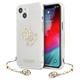 Guess GUHCP13SKS4GGO iPhone 13 mini 5,4" prozoren trdi ovitek 4G Gold Charms Collection