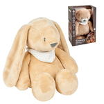 Nattou Plišasta glasbena uspavanka s senzorjem svetlobe in joka 4v1 Sleepy Bunny Beige 0m+