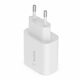 Belkin 25W USB-C Power Delivery PPS Stenski polnilnik + 1m kabel USB-C z Lightning, bel