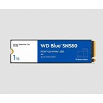 Western Digital SN580 SSD disk, 1 TB, M.2 2280, NVMe, moder (WDS100T3B0E)