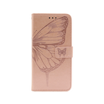 Chameleon Samsung Galaxy A72 5G - Preklopna torbica (WLGO-Butterfly) - roza-zlata