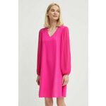 Obleka Joseph Ribkoff roza barva, 242022 - roza. Lahkotna obleka iz kolekcije Joseph Ribkoff. Model izdelan iz enobarvne tkanine. Poliester zagotavlja večjo odpornost na gubanje.