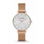 Skagen ura SKW2151 - pisana. Ura iz kolekcije Skagen. Model s okrogla številčnico in nakit zapestnico.