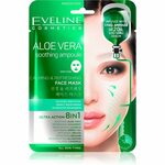 Eveline Cosmetics Sheet Mask Aloe Vera pomirjevalna in vlažilna maska z aloe vero kos