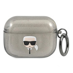 Karl Lagerfeld KLAPUKHGK AirPods Pro cover črn/black Glitter Karl`s Head