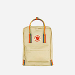 Fjällräven Kånken Rainbow, light oak-rainbow pattern