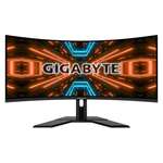 Gigabyte G34WQC monitor, IPS/VA, 34", 21:9, 3440x1440, 144Hz, pivot, HDMI, DVI, 2x DisplayPort/Display port, VGA (D-Sub), USB