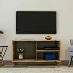 TV omarica v borovem dekorju v naravni barvi 100x54 cm Zisino – Kalune Design