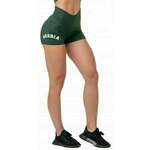 Nebbia Classic Hero High-Waist Shorts Dark Green S Fitnes hlače