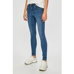 Vero Moda Ženske ozke kavbojke VMTANYA 10222531 Srednje Blue Denim (Velikost XS/30)