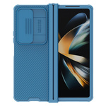 Nillkin camshield pro case (preprost) ovitek samsung galaxy z fold 4 s pokrovom za kamero moder