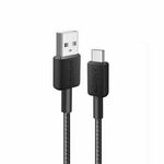 ANKER pleten kabel 322 USB-A to USB-C 1,8 m, črn, A81H6G11