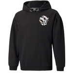 Puma 58923201 Alpha Hoodie FL dekliški pulover, črn, 128