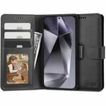 PREKLOPNI ETUI ZA SAMSUNG GALAXY S24 ULTRA TECH-PROTECT WALLET BLACK