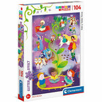 WEBHIDDENBRAND CLEMENTONI Glitter Puzzle Fairy Time 104 kosov