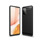 OSTALO Silikonski ovitek za samsung galaxy a72 a726 - mat carbon črn