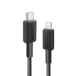 Anker 322 USB-C na Lightning kabel črna 1,8 m