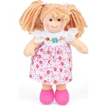 Bigjigs Toys Punčka iz blaga Georgia - mala 25 cm