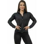 Nebbia Zip-Up Jacket INTENSE Warm-Up Black M Trenirka za fitnes