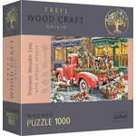 Trefl Wood Craft Origin puzzle Božičkovi mali pomočniki 1000 kosov