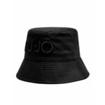 Liu Jo Klobuk Cloche Con Logo Bucket 2A4030 T0300 Črna