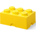 LEGO škatla za shranjevanje 6 - rumena