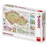 Dino KARTE ČEŠKE REPUBLIKA 2000 Puzzle