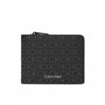 Calvin Klein Velika moška denarnica Rubberized Bifold Half Z/A K50K511376 Črna