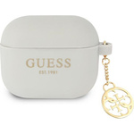 Guess Guess GUA3LSC4EG AirPods 3 cover siv/grey Silicone Charm 4G Collection