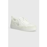 Superge Calvin Klein Jeans Basket Cupsole Low Lth Ml YM0YM00574 Triple Bright White 0K4