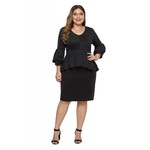 Plus size obleka 37130