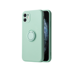 Onasi Silikonski ovitek liquid ring za xiaomi redmi note 11 5g - mint