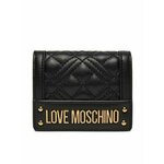 LOVE MOSCHINO Majhna ženska denarnica JC5733PP0IKL0000 Črna