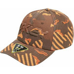 Oakley 6 Panel Stretch Hat Embossed Orange Stripe/Grip Camo L/XL Šilt kapa