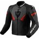 Rev'it! Jacket Argon 2 Black/Neon Red 54 Usnjena jakna